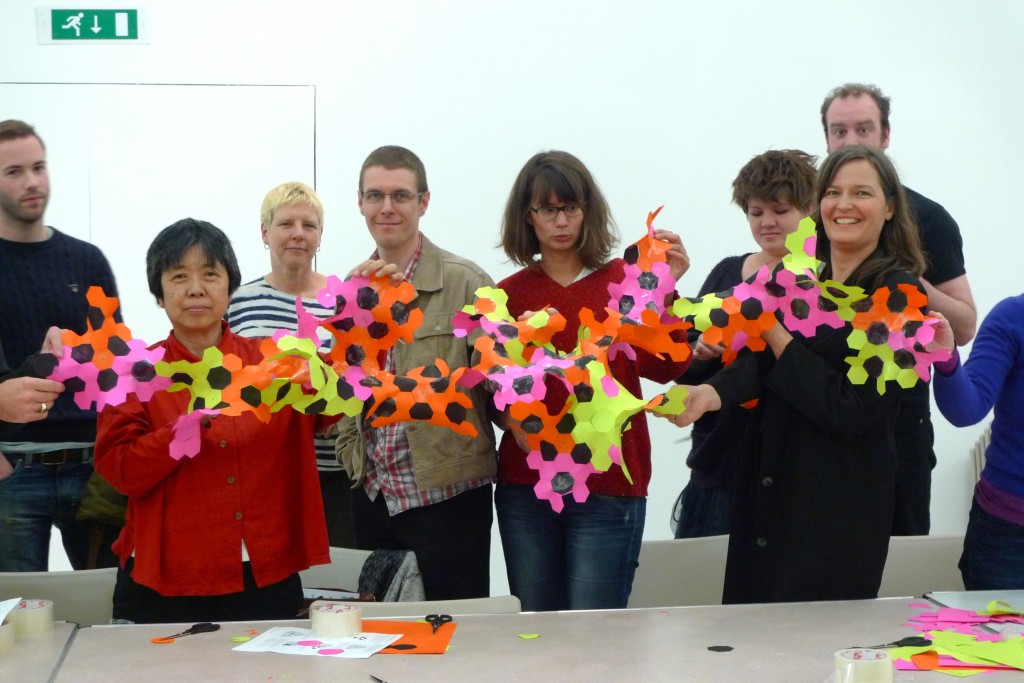 Hyperbolic boa at the Hayward Gallery.