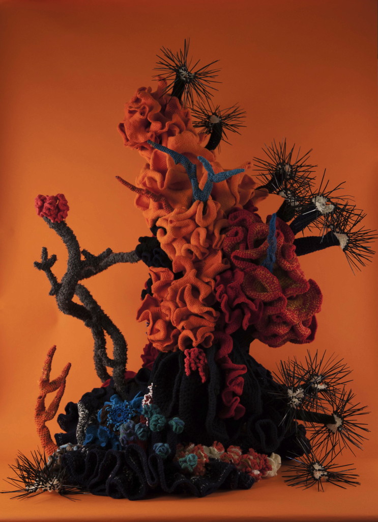 "Medusa" - from the "Crochet Coral Forest" series by the Institute For Figuring, 2014.