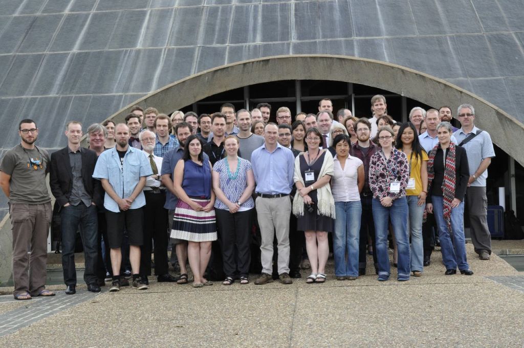 Participants at the Edges of Astronomy Conference, Australian Academy of Sciences.